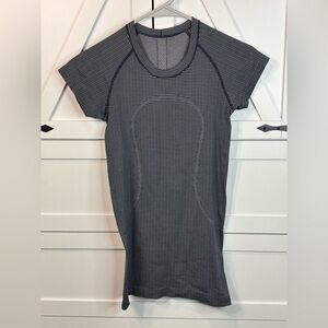 Lululemon Women's Blue Striped Dress